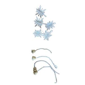 Vintage Christmas Ornaments Set of 9 Used Tiny